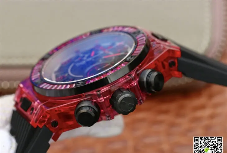 Hublot Big Bang 411.JX.4802.RT 1:1 Best Edition Replica Watch Black Rubber Strap